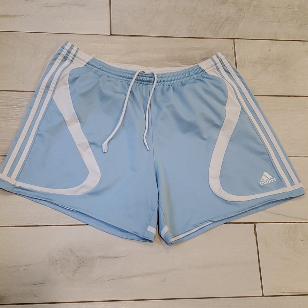 Light blue Adidas shorts